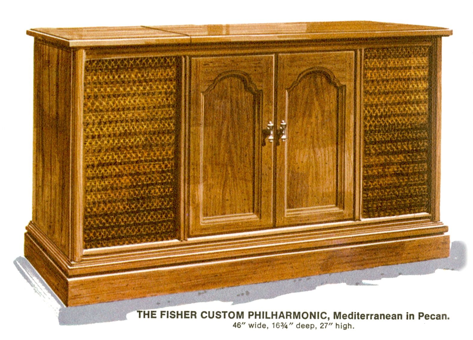 1967 Fisher P-292-MD Philharmonic Mediterranean Console